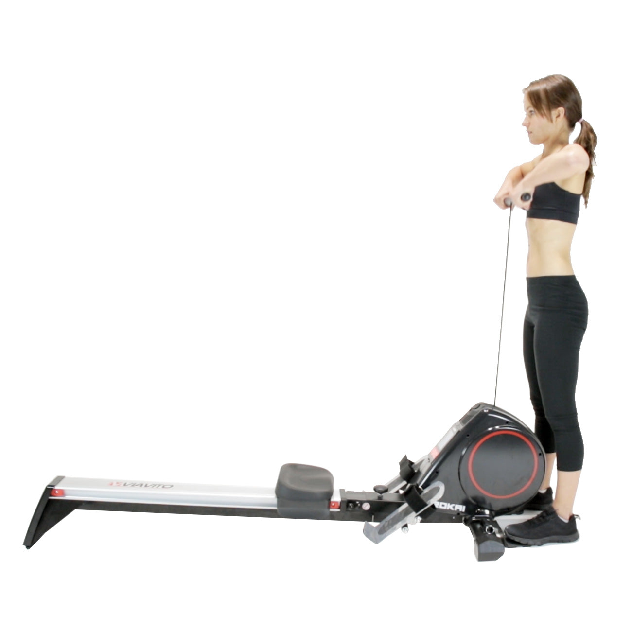 |Viavito Rokai Folding Rowing Machine - In use 2|