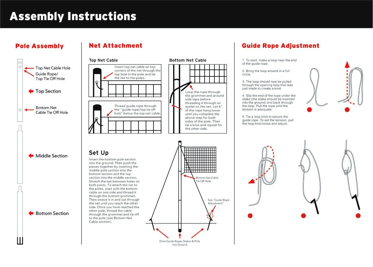 |Viavito Super Strike 4 Player Badminton Set - Assembly|
