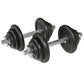 |Viavito 20kg Black Cast Iron Dumbbell Set  - Dumbbells1|