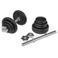 |Viavito 20kg Black Cast Iron Dumbbell Set  - Dumbbells2|