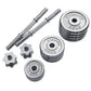 |Viavito 20kg Chrome Dumbbell Set - Parts|