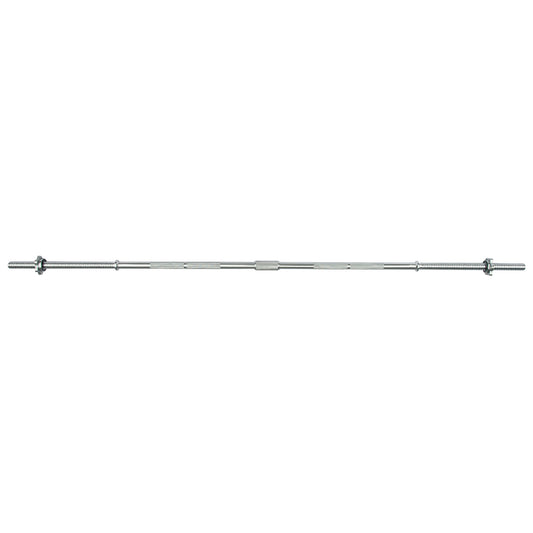 |Viavito 5ft Standard Chrome Barbell Bar with Spinlock Collars|