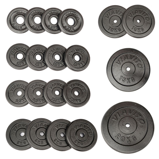 |1 x 15kg|1 x 20kg|2 x 10kg|2 x 15kg|2 x 20kg|4 x 0.5kg|4 x 1.25kg|4 x 2.5kg|4 x 5kg|