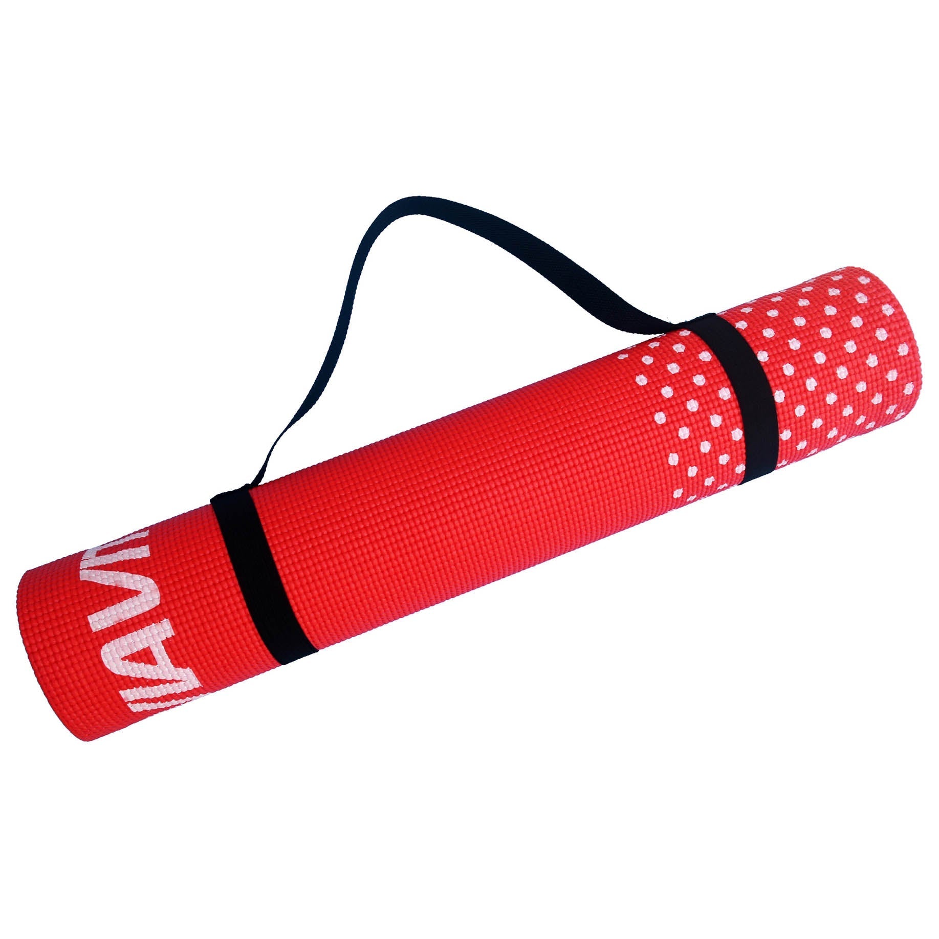 HemingWeigh Yoga Kit - Red Yoga Mat Set Includes Carrying Strap