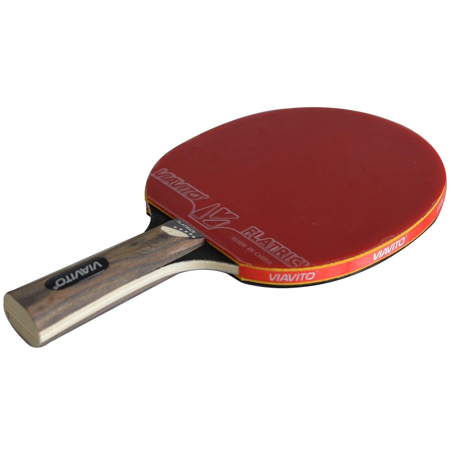 |Viavito FlaTrick Table Tennis Bat - Horizontal - Angled2|