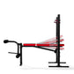 |Viavito SX200 Folding Barbell Weight Bench and 50kg Cast Iron Weight Set - Levels|