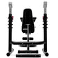 |Viavito TX1000 GT 2 Piece Olympic Barbell Weight Bench - Back Narrow Pipe|